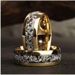 product_image_name-In-Bague de mariage dorée avec incrustations argentées en acier inoxydable-1