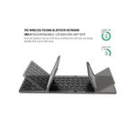 Generic Mini Clavier universel sans fil, souris intégré, connexion bluetooth, pliable - image 3