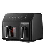 product_image_name-Generic-Friteuse Double Air - H08AFBK2S1 - 8L(4L+4L) - Digital - Circulation D'Air Chaud - Noir - 8 Pgrm De Friture-3