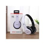 Generic Casque Bluetooth Multi-Fonction P47 - Blanc