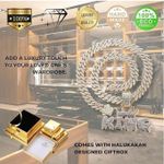 Generic Chic Chaîne En Strass Luxueuse Bling Médaillé KING - image 2