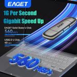 Eaget EAGET-SU50 128 Go – La clé USB SSD ULTRA RAPIDE - image 3