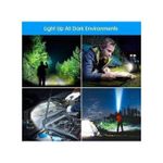 Generic Puissant Lampe Torche LED Rechargeable 4 Modes - image 2