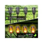 product_image_name-Generic-Lot De 4 Lampe Solaire Flamme Torche Jardin Exterieur, 6 Pièces 12 LED Lumières Flamme Solaire Exterieure Étanche IP65 Lumiere Torche Solaire Avec Flammes Réalistes Pour Décor,Jardin,Patio,Chemins,Cour SDSD-1