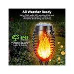 product_image_name-Generic-Lot De 4 Lampe Solaire Flamme Torche Jardin Exterieur, 6 Pièces 12 LED Lumières Flamme Solaire Exterieure Étanche IP65 Lumiere Torche Solaire Avec Flammes Réalistes Pour Décor,Jardin,Patio,Chemins,Cour SDSD-2