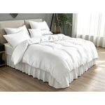 Belle Draps de Lit 3 places, 2 Draps ,2 taies