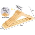 Generic Lots de 10 Cintres En Bois - image 4