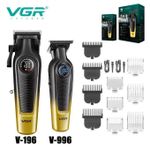 Lot de 2 tondeuses professionnelles noir jaune 