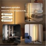 Generic Lampadaire LED Design Moderne 100CM - Éclairage Salon & Chambre - Lumière Chaude - Noir - image 5
