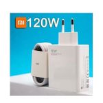 Original Chargeur Rapide Xiaomi 120W Câble USB C Chargeur Turbo Blanc