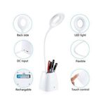 Generic Lampe De Bureau De Table MINAR, Ampoule LED Intégrée - à Poser - Blanc