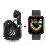 product_image_name-Generic-Montre Connectée Sport + Écouteurs Sans Fil avec Boîtier Intelligent-1