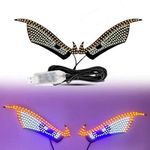 product_image_name-Generic-Écran LED Dynamique "Yeux de Démon" pour Vitre Arrière - Panneaux LED RGB Connectés USB - Animations Programmables et Couleurs Changeantes - Look Futuriste et Agressif - Pack de 2-2