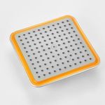 product_image_name-Generic-Pommeau De Douche Mural à économie D'eau, ABS Chromé Carré Mince Rotatif, Pommeau De Douche à Pulvérisation à Pression Avec Tuyau D'eau-6