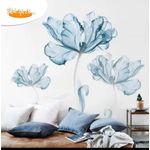 product_image_name-Generic-Sticker Mural 3D Fleur Artistique – Décoration Murale Élégante pour Chambre & Salon-4
