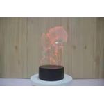 Generic veilleuse multi couleurs  3D en orme d'ange - image 5