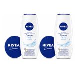 NIVEA Pack de 4 Nivea : Crème Corps - 150Ml x 2 + Crème Douche Douceur - 250Ml x 2