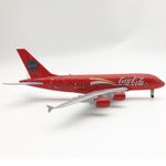 Generic Maquette Avion Coca-Cola A380 20cm Décoration - image 2