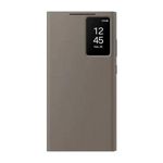 Etui à Rabat Intelligent Compatible Samsung Galaxy S24 ULTRA - GRIS CLAIR