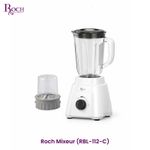 Roch Blender Mixeur Incassable 2En1- RBL-112-C - 400W - 1.5 Litres