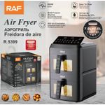 product_image_name-RAF-Four à air chaud numérique Double Decker 14L - Friteuse à air double Compartiment intelligente (7L + 7L)- 2800W-2