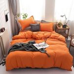 product_image_name-Maison Des Couette-Couette Orange Ultra-Douce 3 places – Confort et Élégance pour Votre Chambre-2
