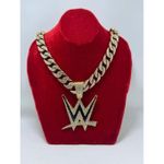 Chic Chaîne En Strass Luxueuse Bling Médaillé WW Catch