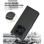 Xiaomi Etui A Rabat Redmi Note 14 Pro Plus Avec 1 Antichoc - Noir - image 2