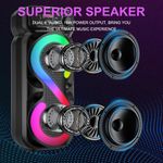 product_image_name-SinG-e-Haut-parleur Bluetooth Portable de 4 pouces, avec micro, sans fil, pour l'extérieur, pour fête, son stéréo HIFI, caisson de basses, télécommande-3