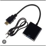 product_image_name-Generic-Adaptateur HDMI Mâle Vers VGA Femelle + jack-2