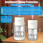 product_image_name-Generic-Diffuseur d'huiles essentielles avec lumière étoilée - Humidificateur d'air 280 ml pour la maison,-8