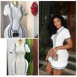Fashion Robe Chic Dame - Blanc - image 2