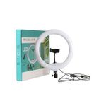 product_image_name-Generic-Anneau Lumineux Avec Trépied 12" Pour Selfie - A-502 - Blanc/Noir-1