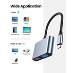 ANTHO Convertisseur Type C - USB-C 2 en 1 HDMI VGA – 1080P - image 4