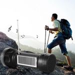 Generic Super Lampe de poche LED à charge solaire multifonctionnelle avec haut-parleur Bluetooth... - image 6