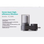 product_image_name-Generic-Purificateur d'eau pour robinet de cuisine en céramique - gris foncé+2 cartouches de filtre-8