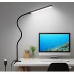 product_image_name-Generic-Desk Lamp LED 360° Folding Clamp Desk Lamp Rechargeable Table Lamp Clip on Light for Bed Reading Working and Computers-1