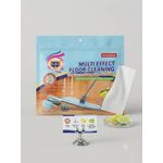 Lingettes de Nettoyage pour Sol Multi-Effets -  - 20 Feuilles - Parfum Citron