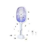 Raquette Electrique Anti-Moustique Et Mouches Rechargeable