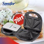 product_image_name-Sonifer-Appareil De Cuisine Multifonction 7 en 1 Pour Petit-Déjeuner, Mini-Gaufrier Et Sandwichs-1