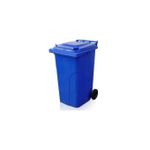 Poubelle Conteneur à Clapet + 2 Roues - 240 Litres NB