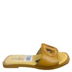 Roccoco Sandales Plates pour Femme - Jaune