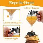 product_image_name-Generic-Distributeur de jus, sirop, de miel, récipient avec support de rangement, pour servir -6