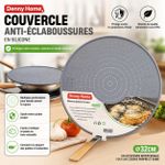 Couvercle anti-éclaboussures en silicone