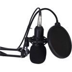 product_image_name-Generic-Microphone à condensateur avec filtre, bras support shock mount, pour studio d'enregistrement-2