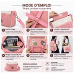 Generic Ensemble de 5 Pièces Sac à Dos Fille / école - image 3