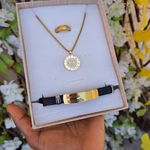 product_image_name-Fashion-Bijoux bracelet  Homme Doré chaîne aigle homme ensemble bijoux accessoire homme inox luxe mode garçon cadeau Homme coffret cadeau anniversaire homme fête pères Saint Valentin Mariage amour cœur -3