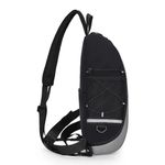 Mode Sac Bandoulière Antivol Gris - image 3