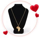 product_image_name-Fashion-Chaine Homme Avec Pendentif Carte D' Afrique GRAND  - #CHEXP-2