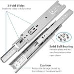 Generic Paire De Glissière Pour Tiroir Armoire Robustes 30CM - image 6